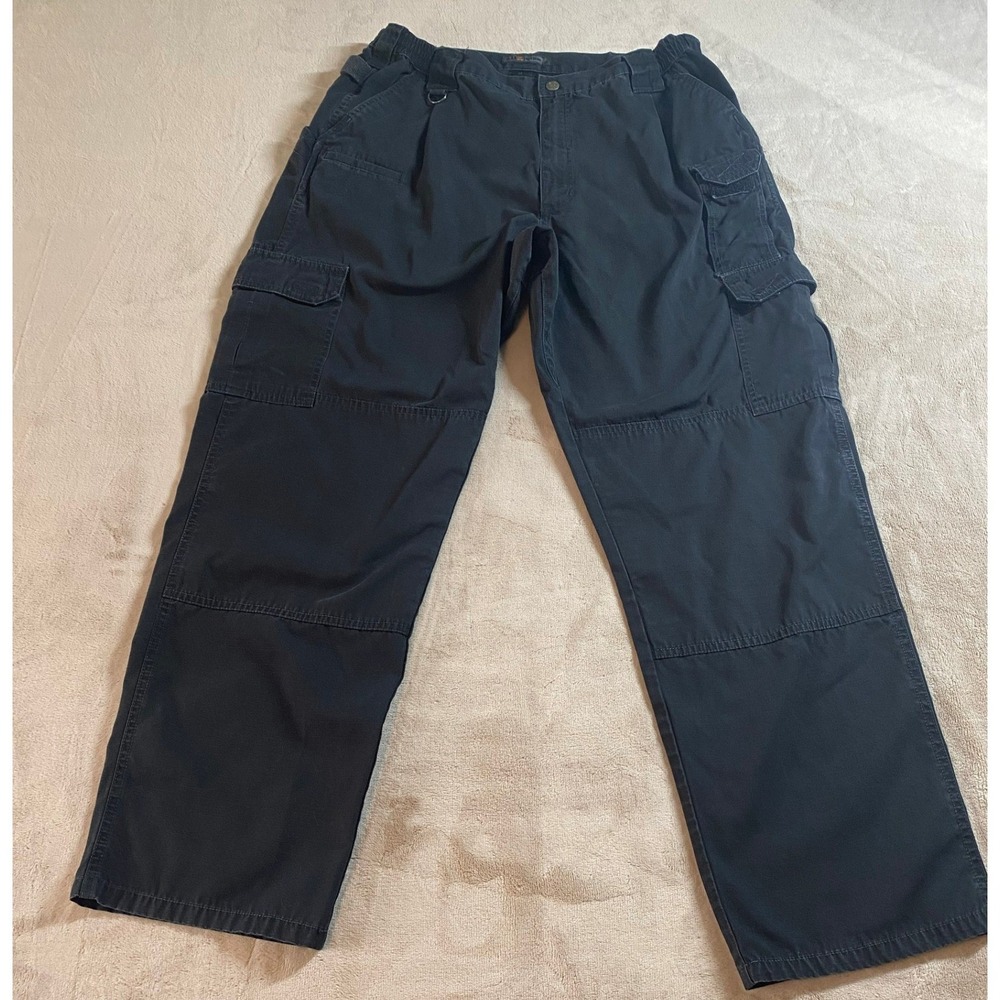 5.11 Tactical Taclite Pro Mens Black Ripstop Cargo Pants 38x32 Work Uniform Pant